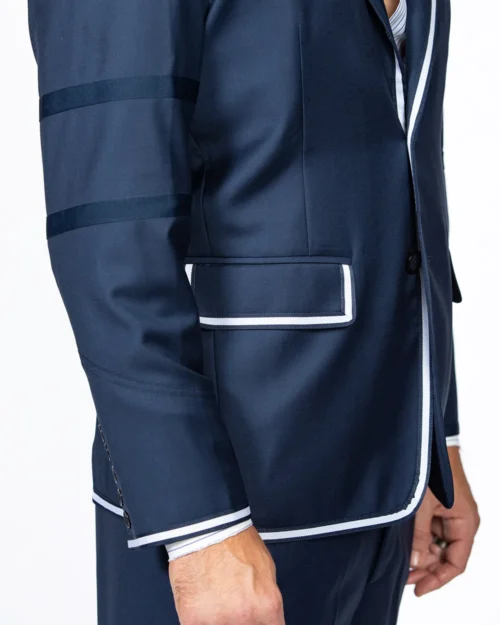 2 button sports coat - navy