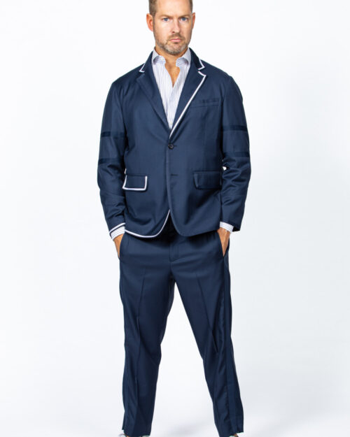 2 button sports coat - navy