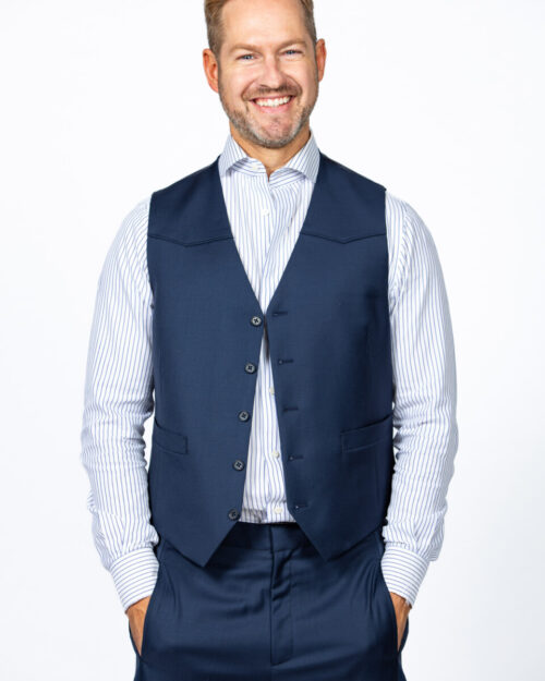 vest - navy